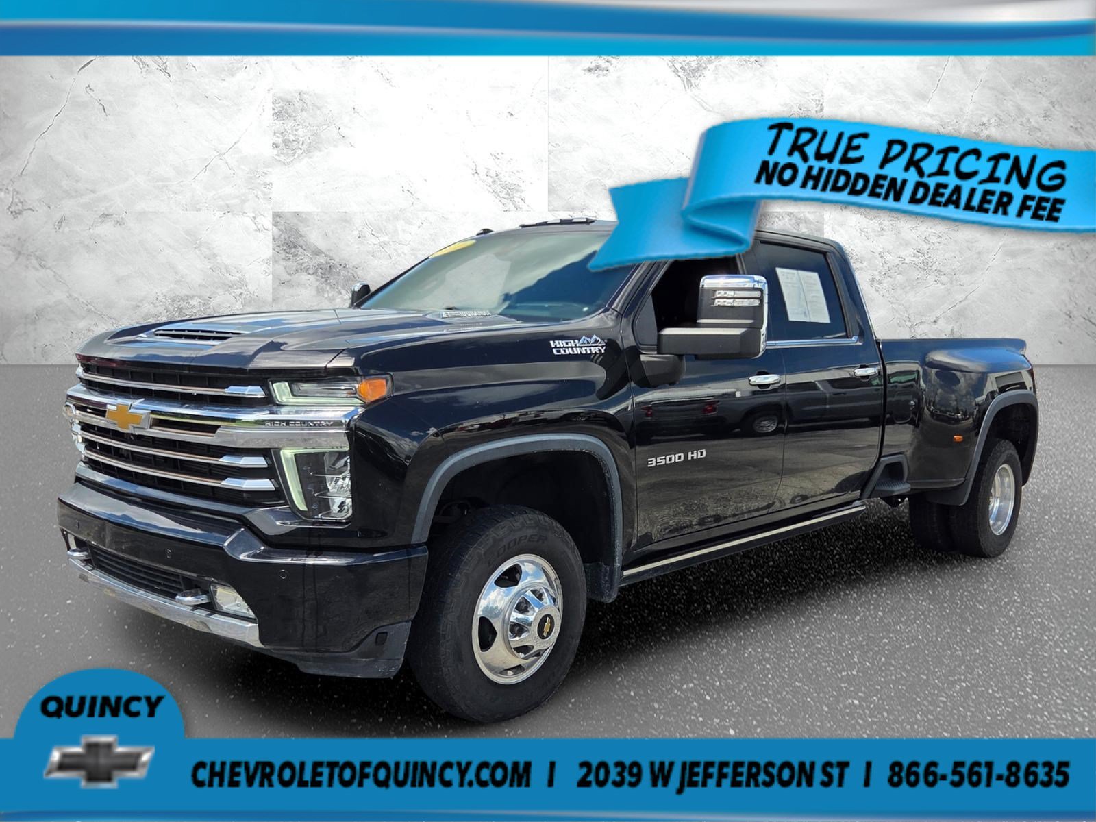 Used 2022 Mosaic Black Metallic Chevrolet High Country image 1