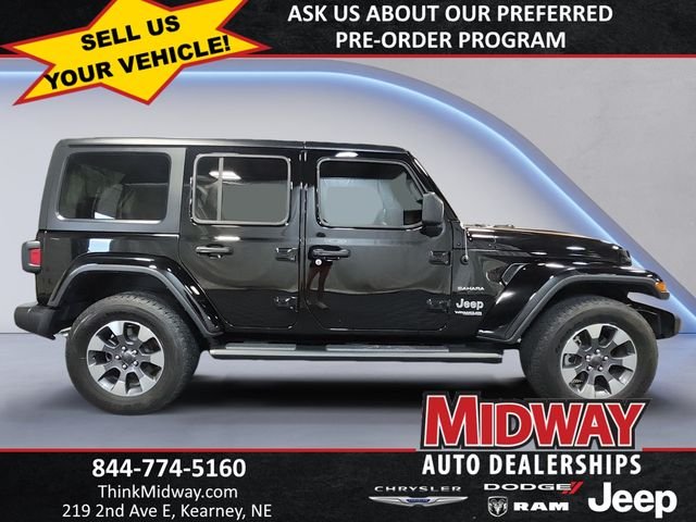 Used 2021 Black Jeep Unlimited Sahara image 6