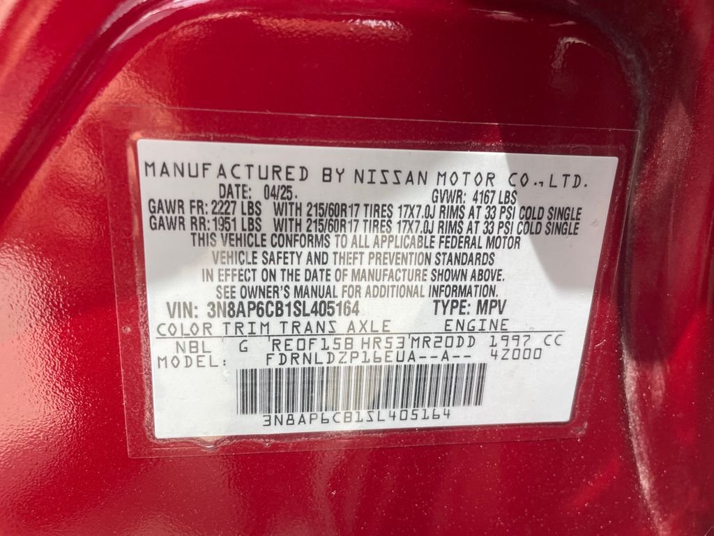 Used 2025 Red Nissan SV image 30