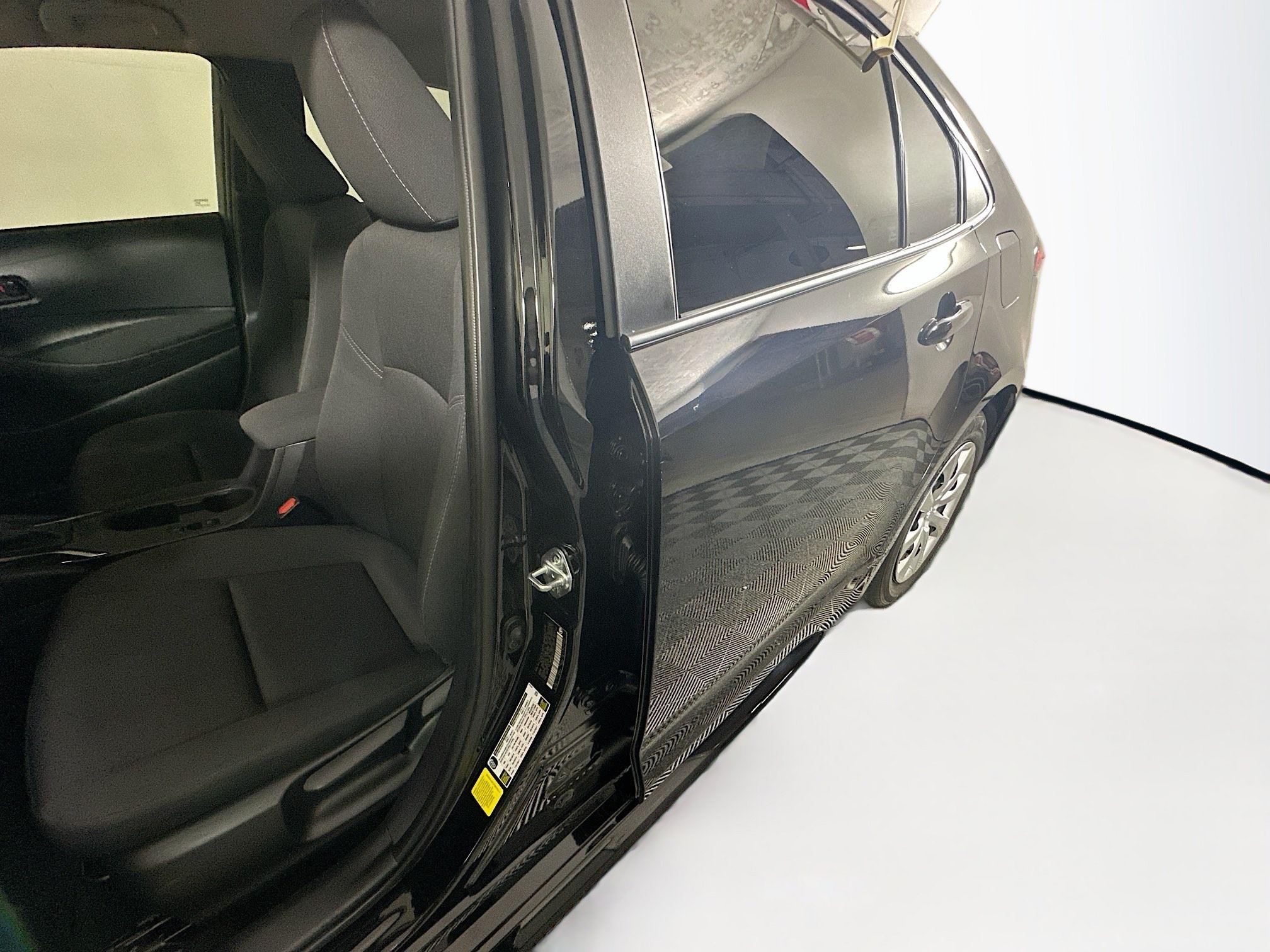 Certified Used 2025 Midnight Black Metallic Toyota LE image 12