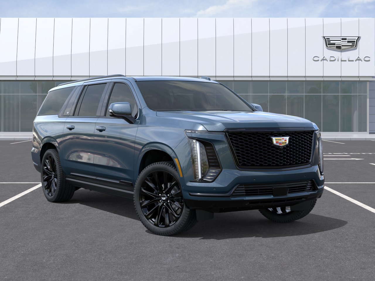 New 2027 Deep Sea Metallic Cadillac Platinum Sport image 7