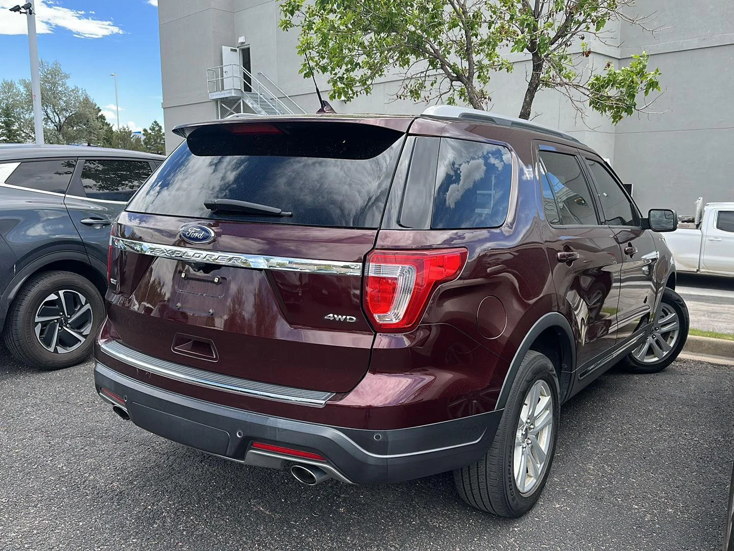 Used 2018 Burgundy Velvet Metallic Tinted Clearcoat Ford XLT image 7