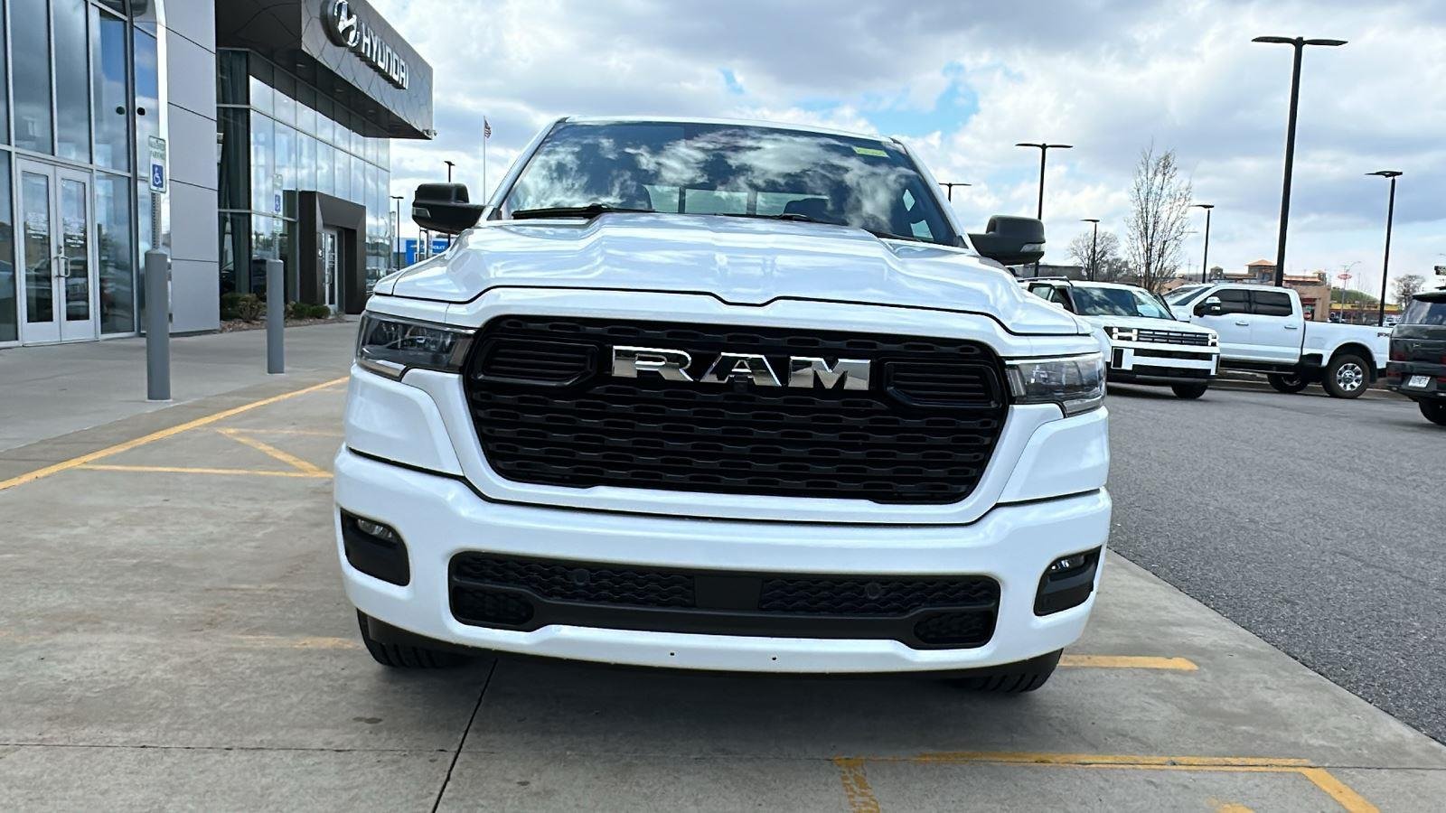 New 2026 Bright White Clear-Coat Exterior Paint RAM Big Horn image 7
