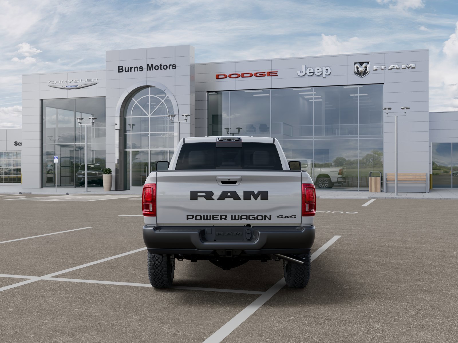 New 2026 Bright White Clear-Coat Exterior Paint RAM Power Wagon image 7