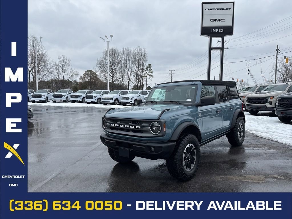 Blue 2021 Ford Bronco 4-Door 4WD SUV / Crossover Four-Wheel Drive