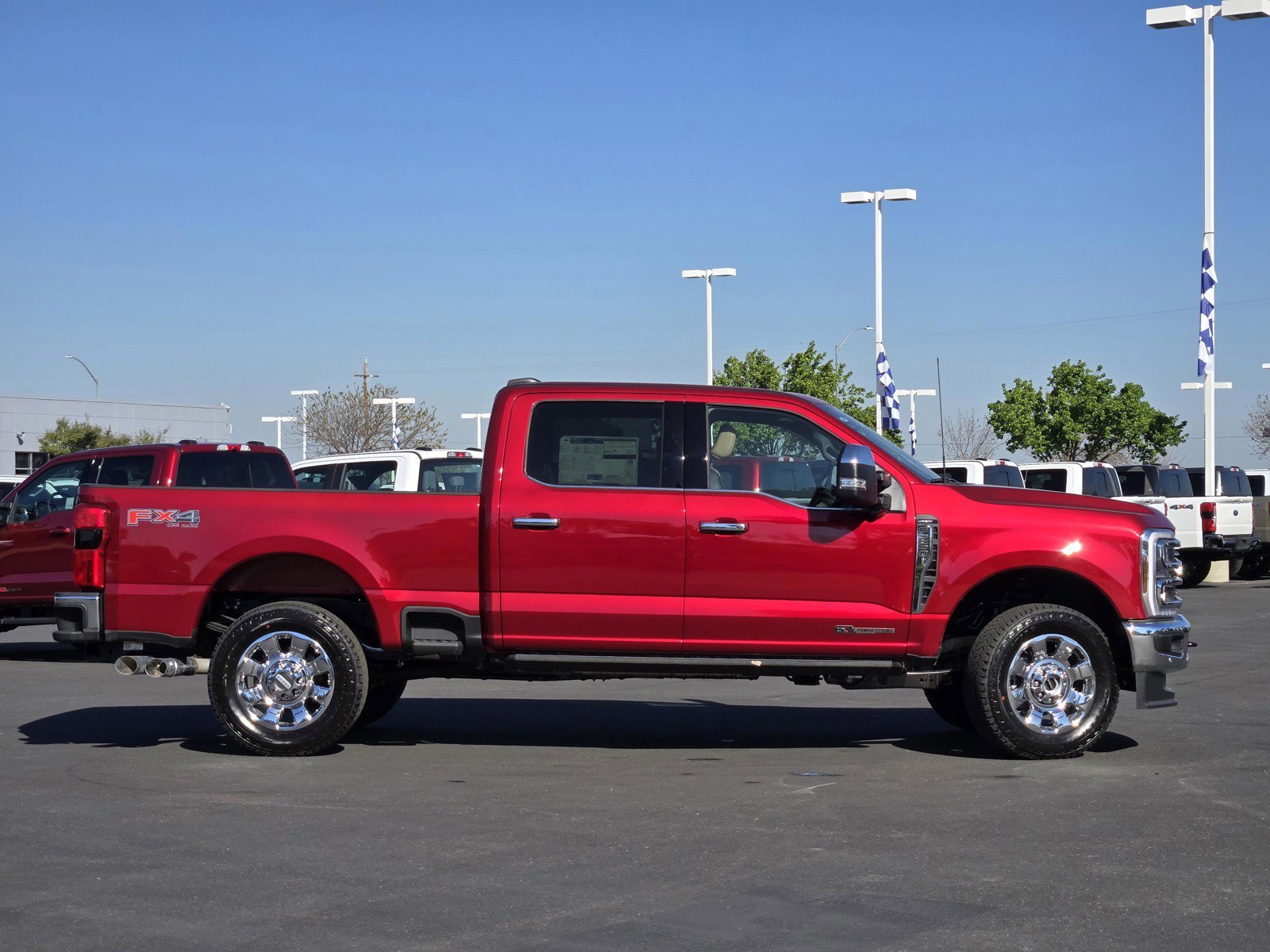 New 2026 Ruby Red Metallic Tinted Clearcoat Ford F-250® Lariat® image 3