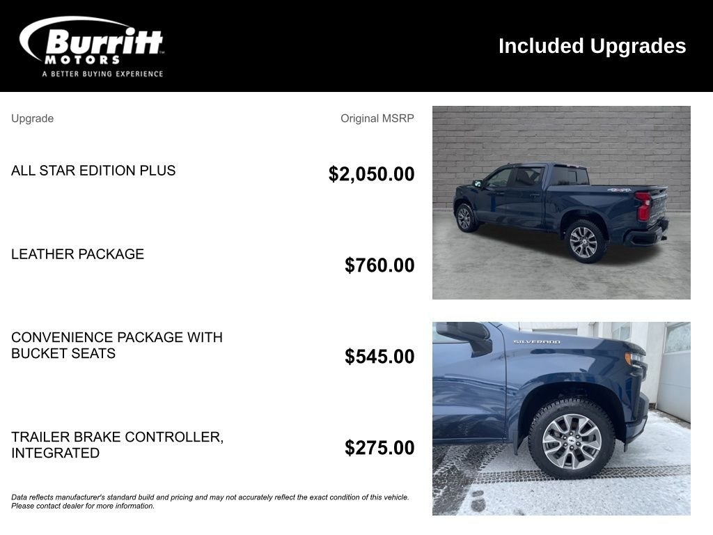 Used 2022 Blue Chevrolet RST image 3