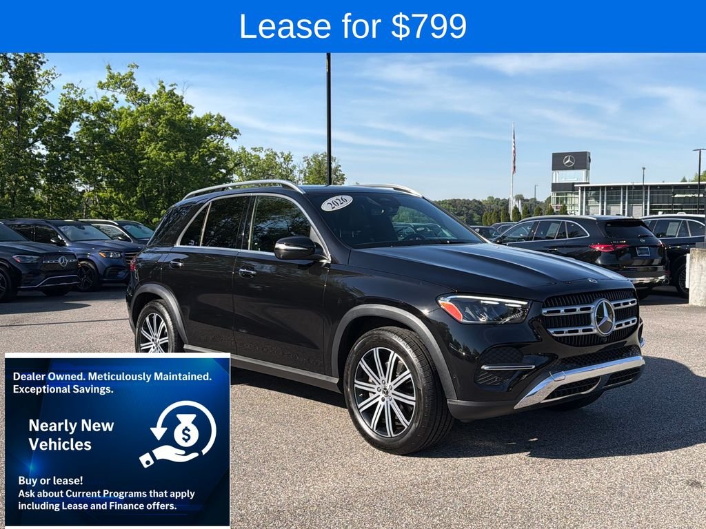 Used 2026 Obsidian Black Metallic Mercedes-Benz GLE 350 image 1