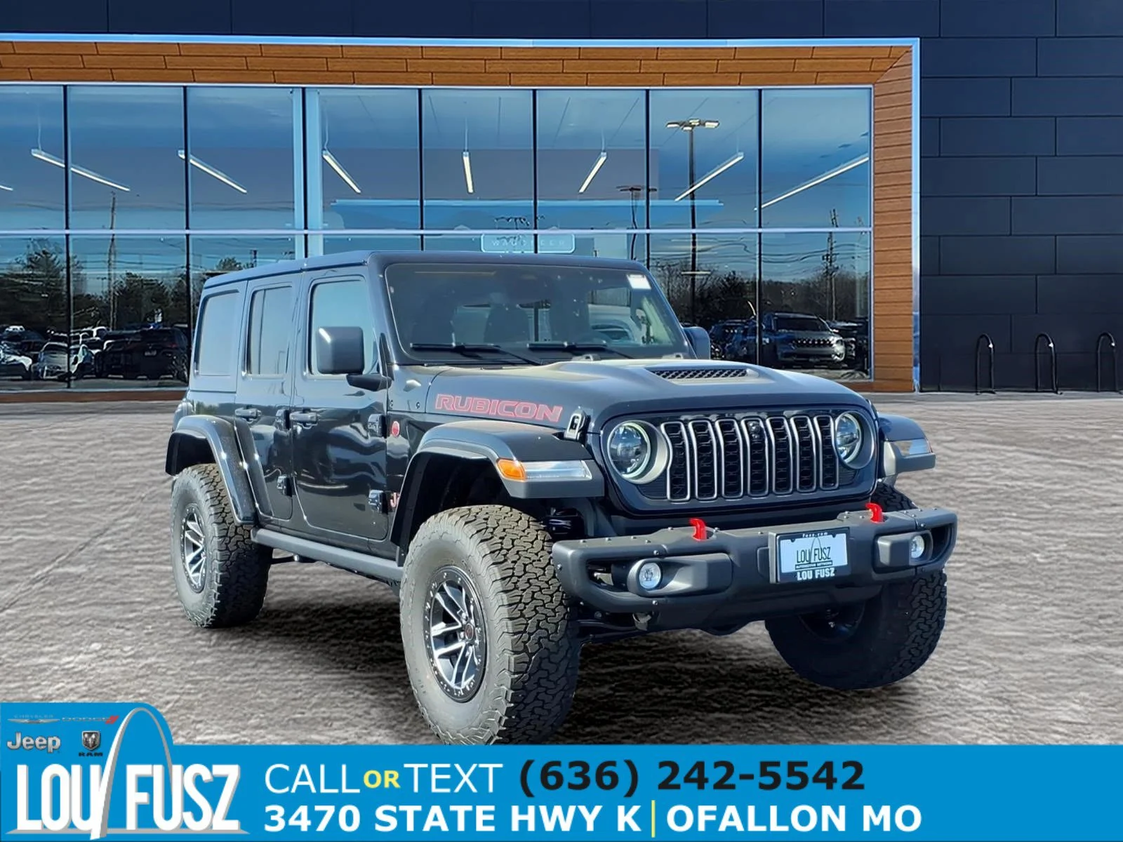 New 2026 Black Clear-Coat Exterior Paint Jeep Rubicon X image 1