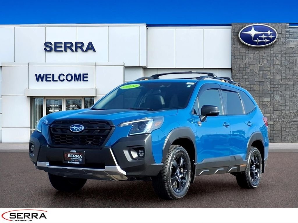 Certified Used 2024 Geyser Blue Subaru Wilderness image 1