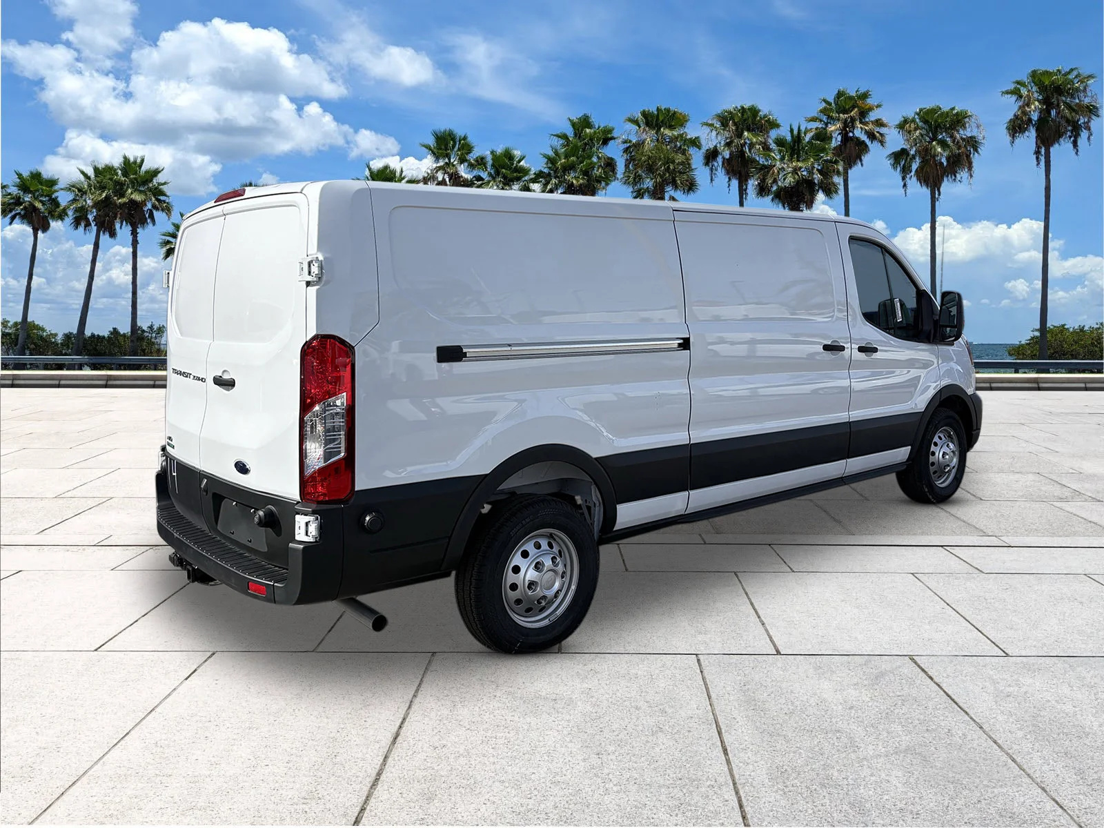New 2025 Oxford White Ford Cargo Van image 8