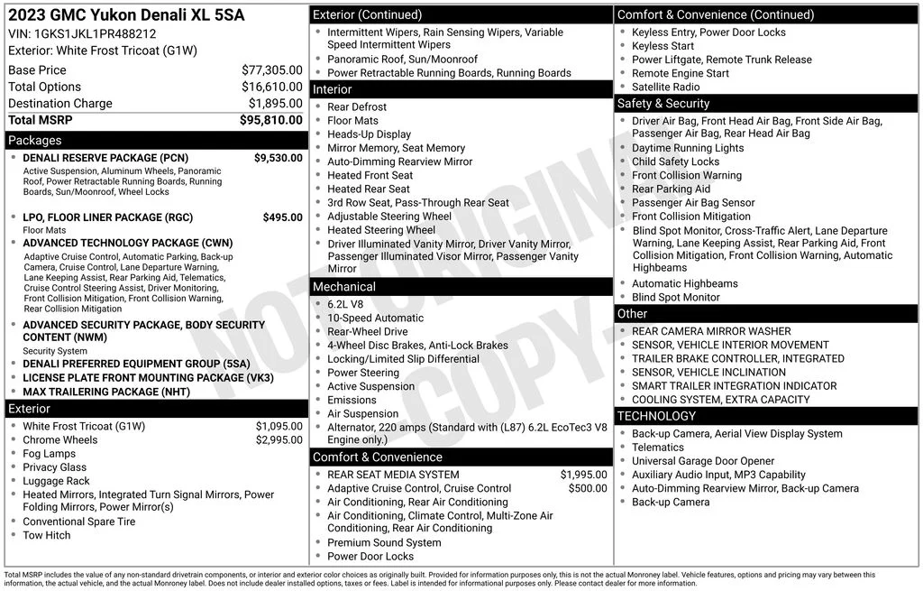 Used 2023 White GMC Denali image 38