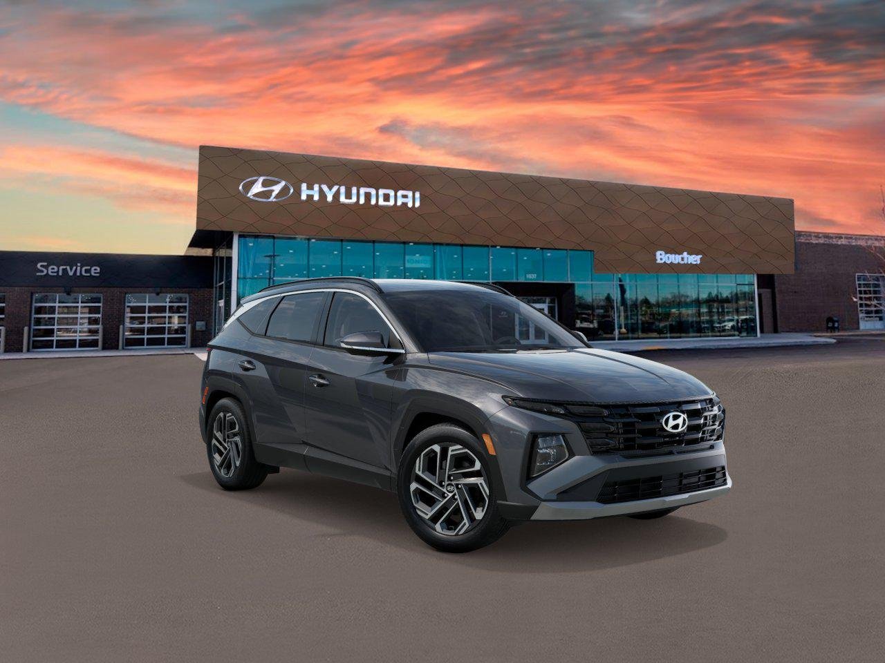 New 2026 Ecotronic Gray Hyundai SEL Plus AWD image 2