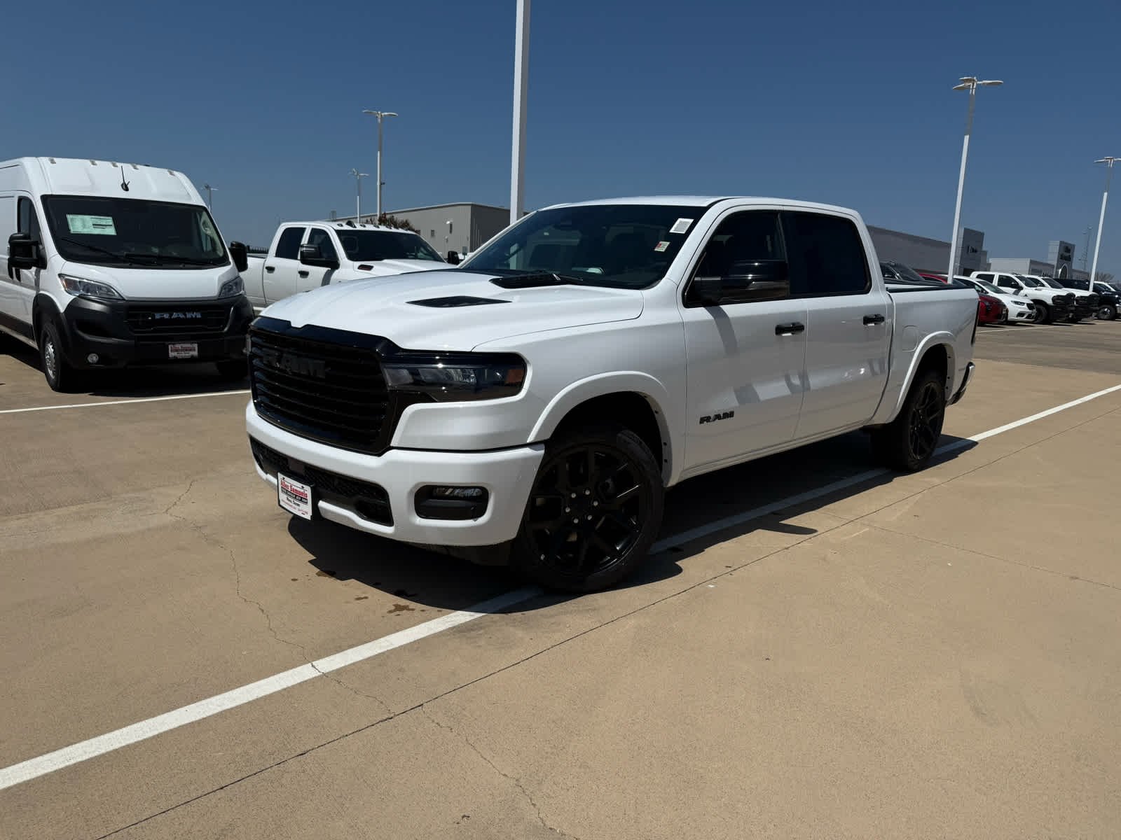 New 2026 Bright White Clearcoat Ram Laramie image 2