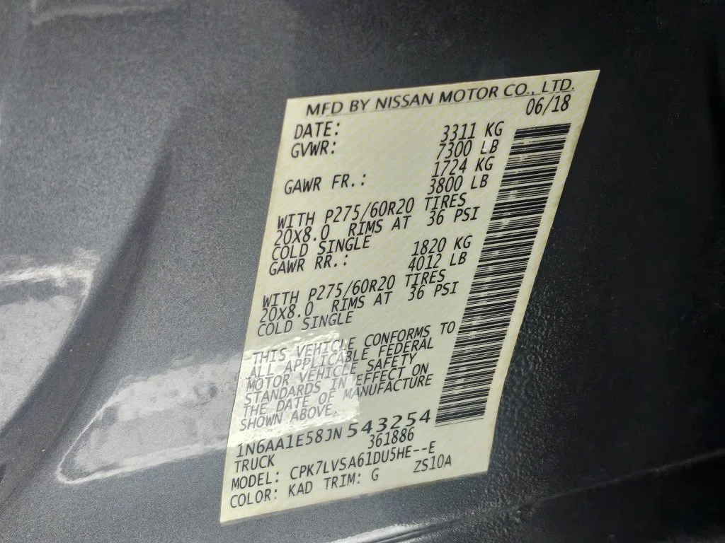 Certified Used 2018 Gray Nissan SL image 38