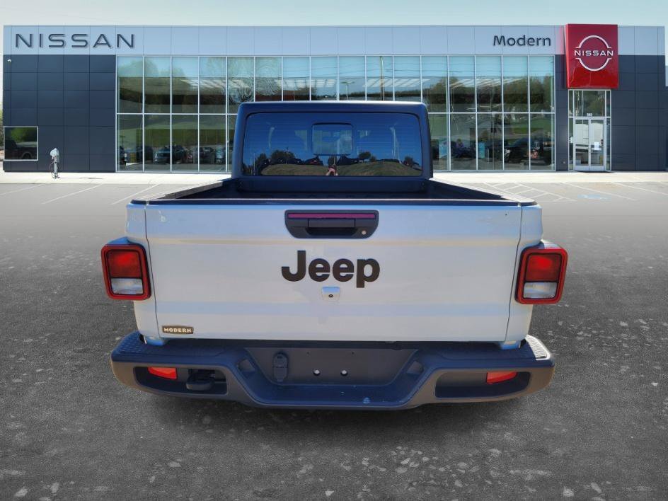 Used 2024 Bright White Clearcoat Jeep Sport image 6