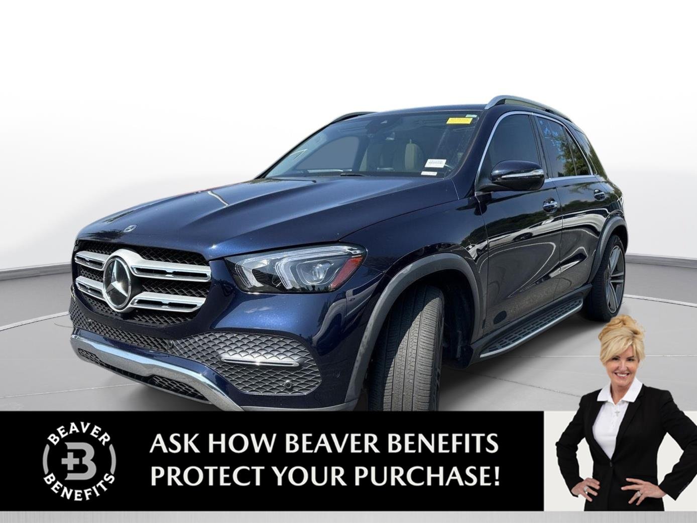 Used 2022 Lunar Blue Metallic Mercedes-Benz GLE 350 image 1