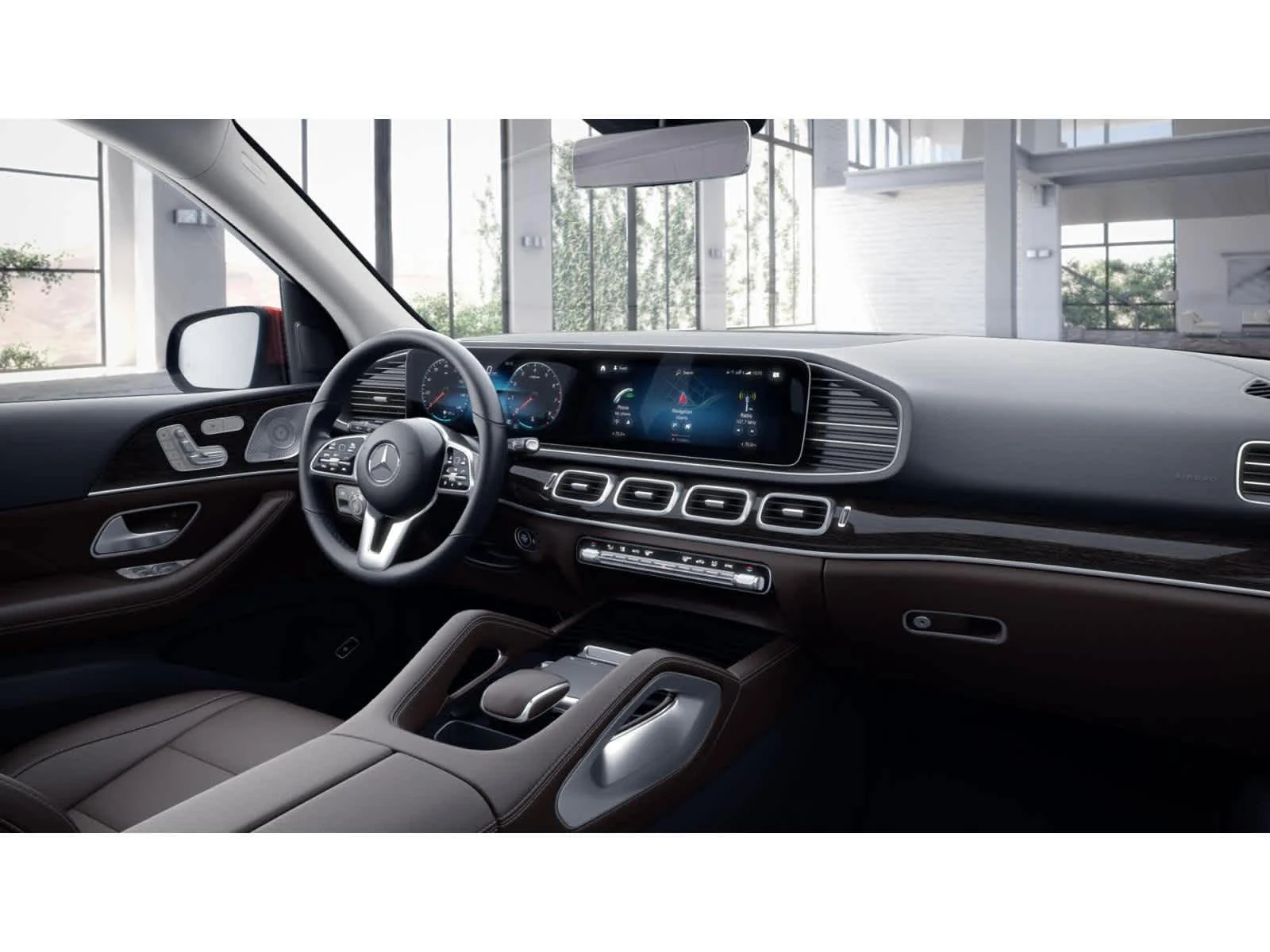 Used 2022 MANUFAKTUR Cardinal Red Metallic Mercedes-Benz GLE 350 image 6