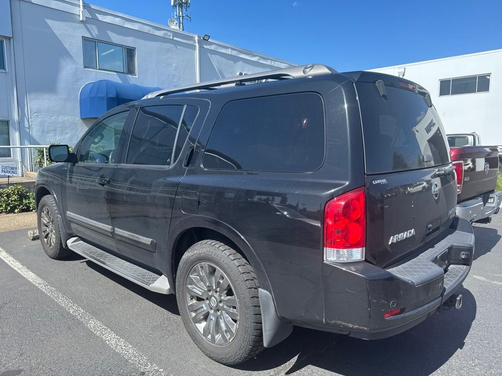 Used 2015 Magnetic Black Nissan Platinum image 2