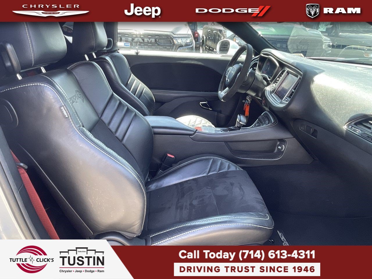 Used 2019 Triple Nickel Clearcoat Dodge SRT Hellcat Redeye Widebody image 19
