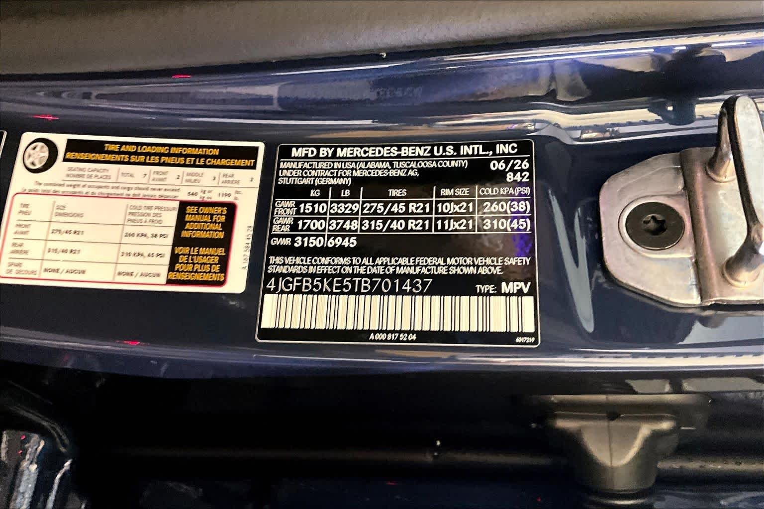 New 2026 Twilight Blue Metallic Mercedes-Benz GLE 450 image 12