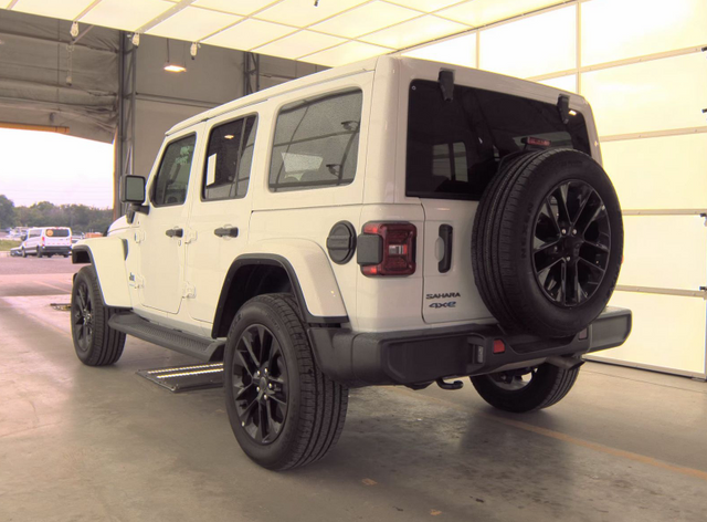 Used 2025 White Jeep Sahara 4xe image 4