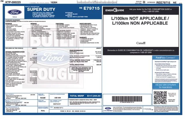 Certified Used 2024 Agate Black Metallic Ford Lariat image 42