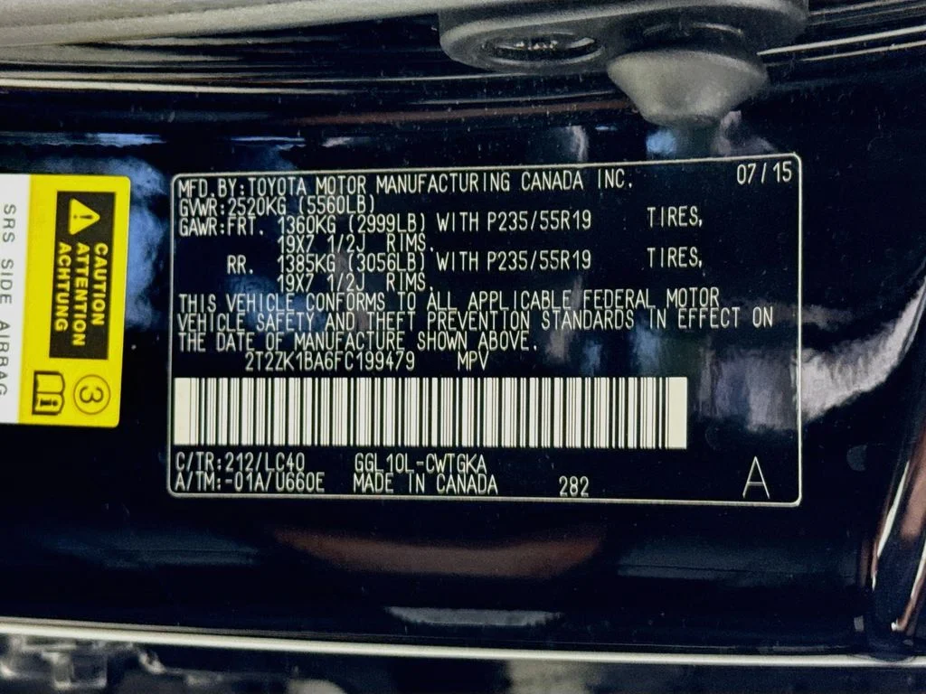 Used 2015 Obsidian Lexus Base image 33