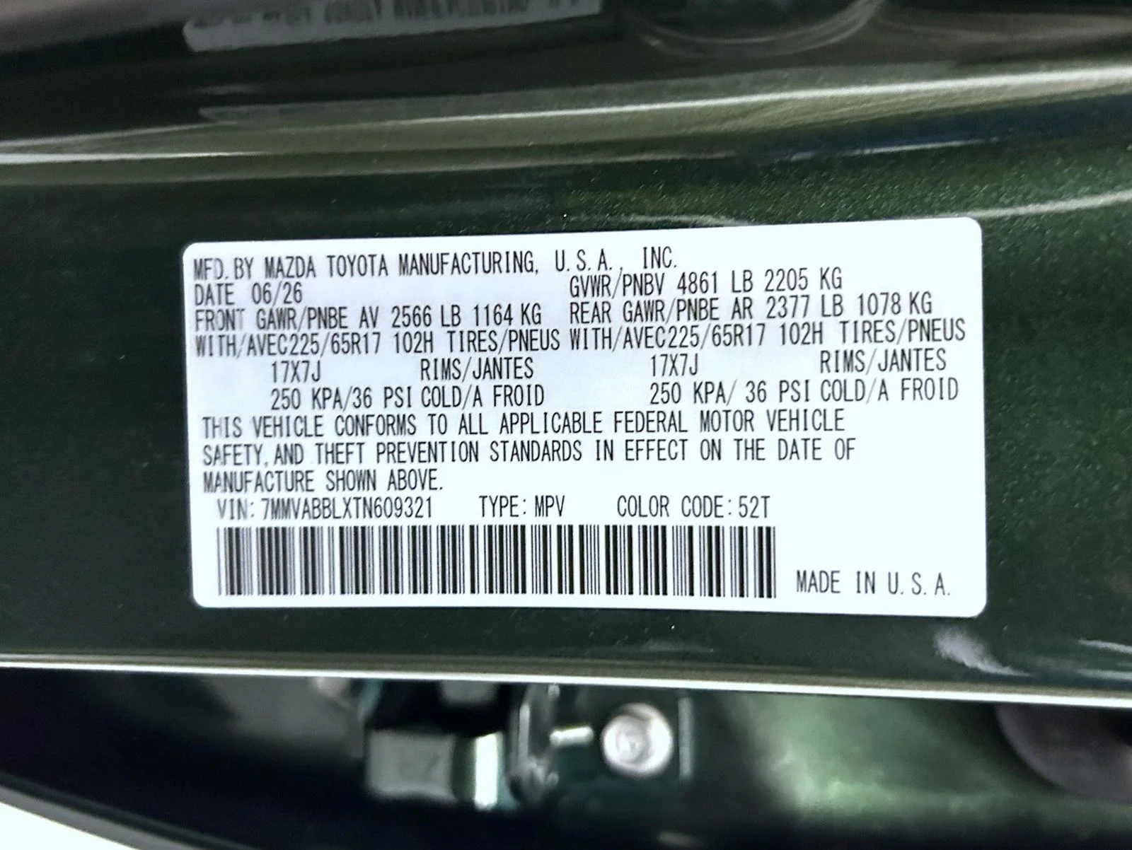 New 2026 Green Mazda 2.5 S Preferred image 26