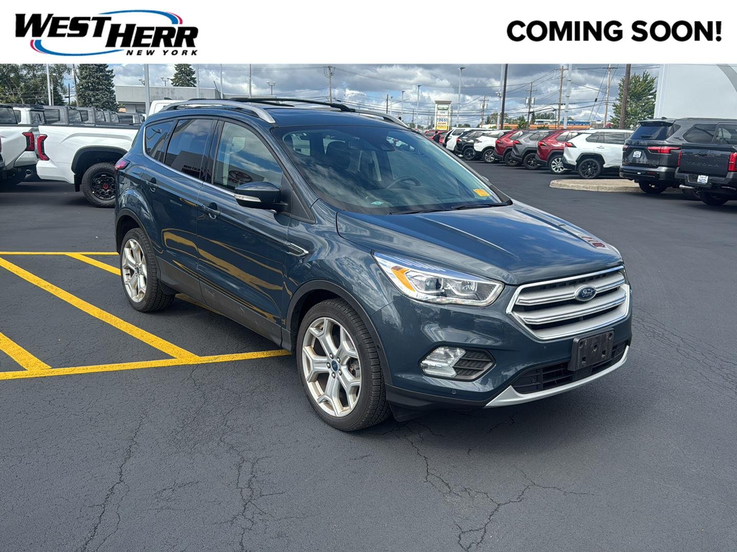 Used 2019 Baltic Sea Green Ford Titanium image 1
