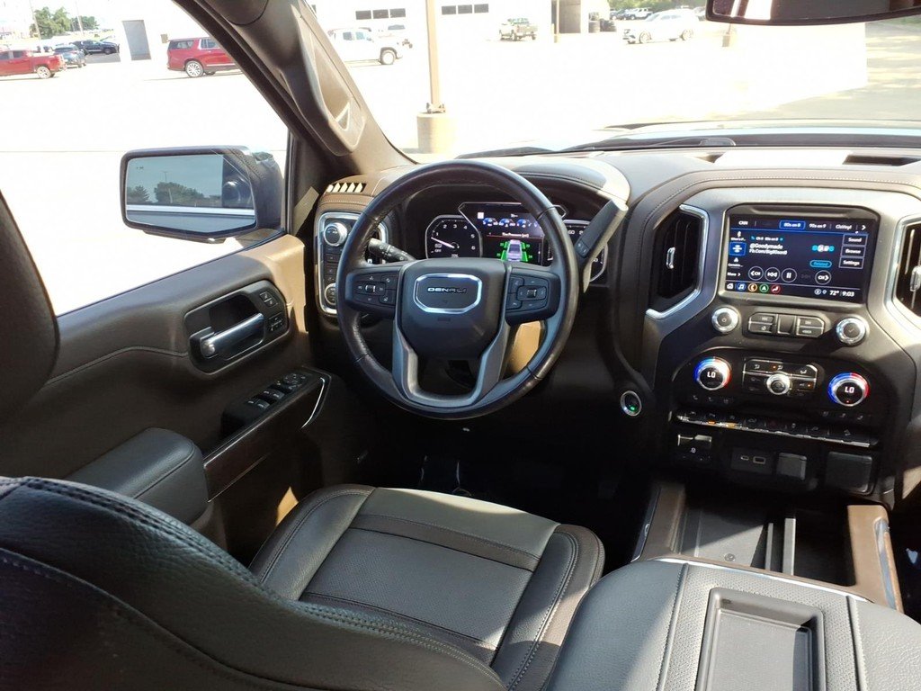 Used 2021 Satin Steel Met GMC 4WD Denali Crew Cab image 6