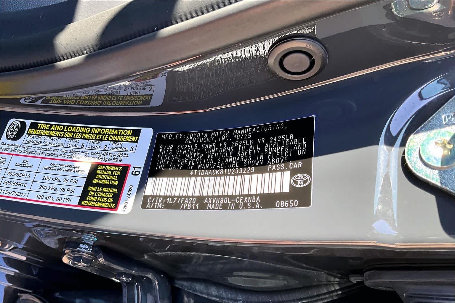 Used 2026 Underground Toyota LE image 30