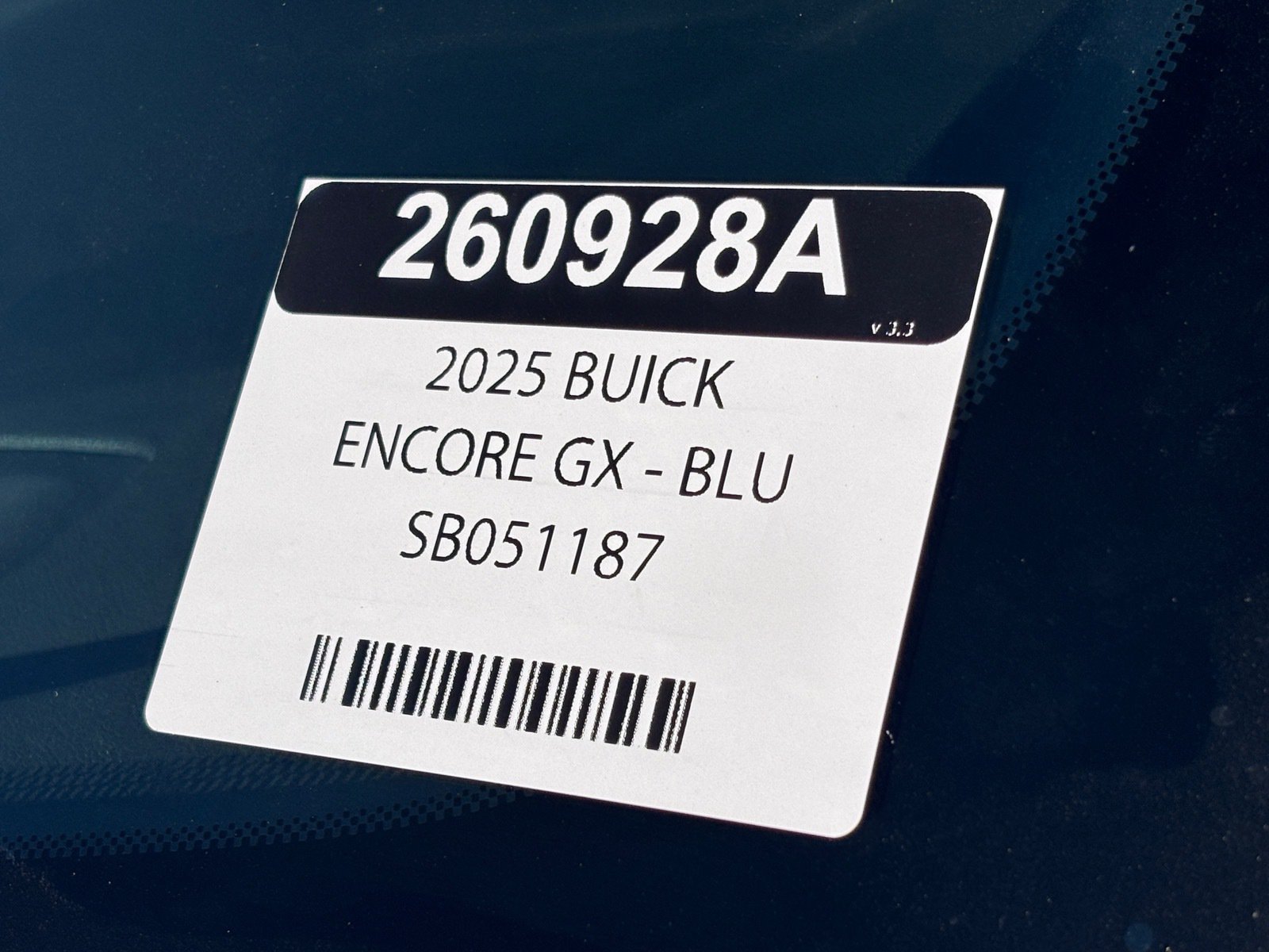 Used 2025 Ocean Blue Metallic Buick Preferred image 8
