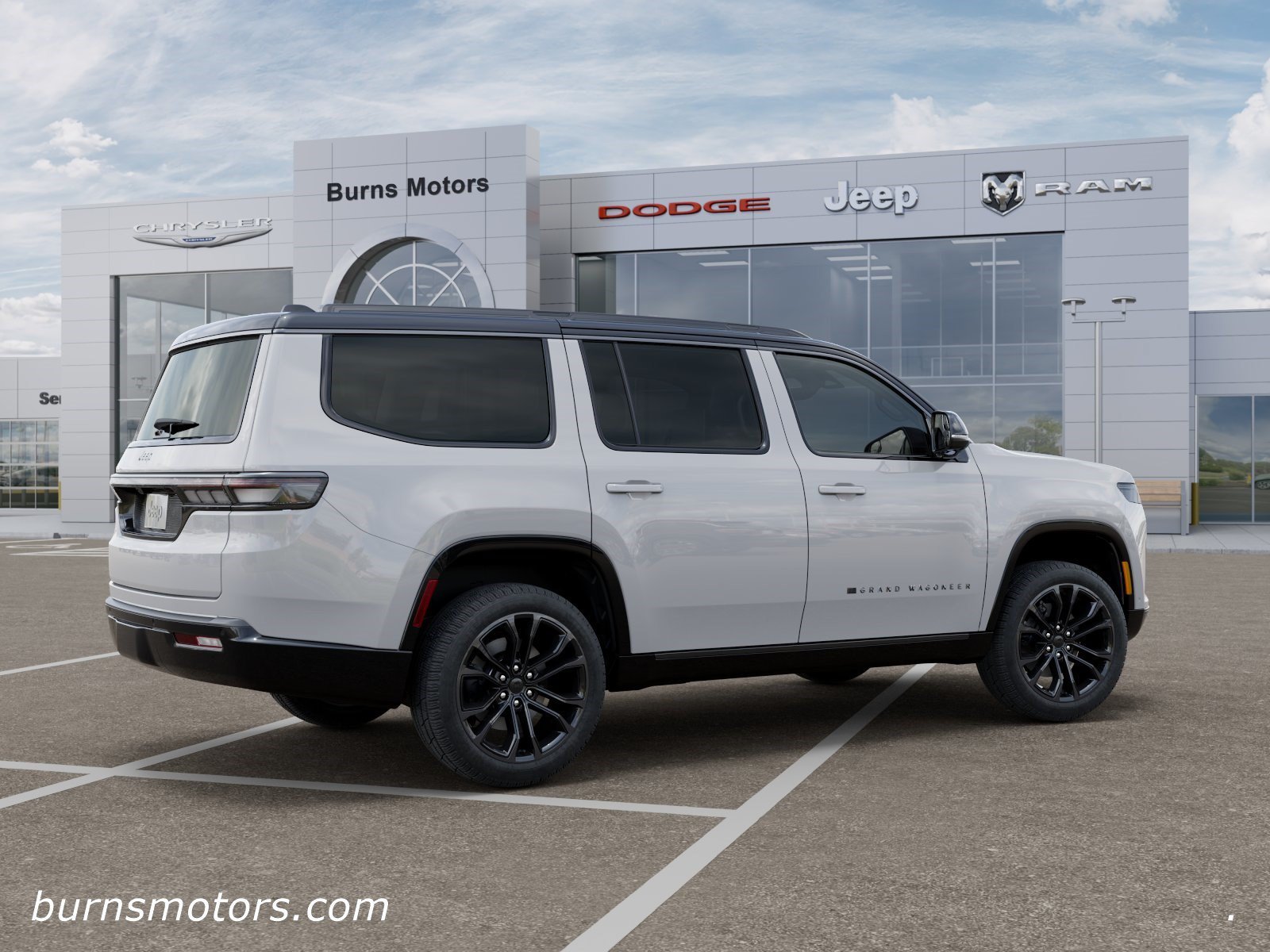 New 2026 Bright White Clear-Coat Exterior Paint Jeep Summit Reserve Black image 4