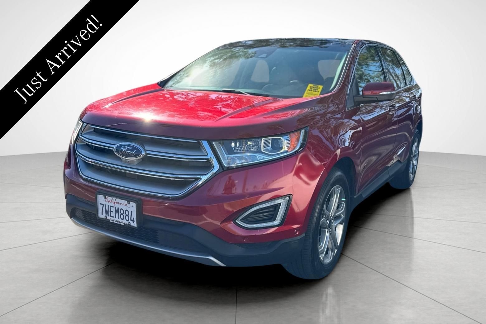 Used 2017 Red Ford Titanium image 1