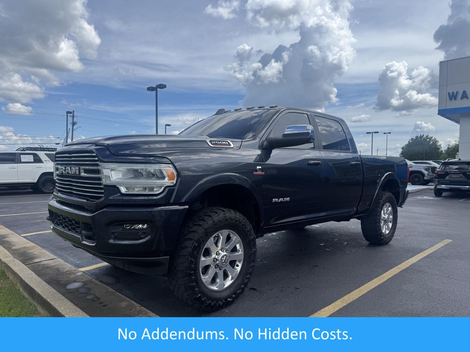 Used 2021 Maximum Steel Metallic Clearcoat Ram Laramie image 1