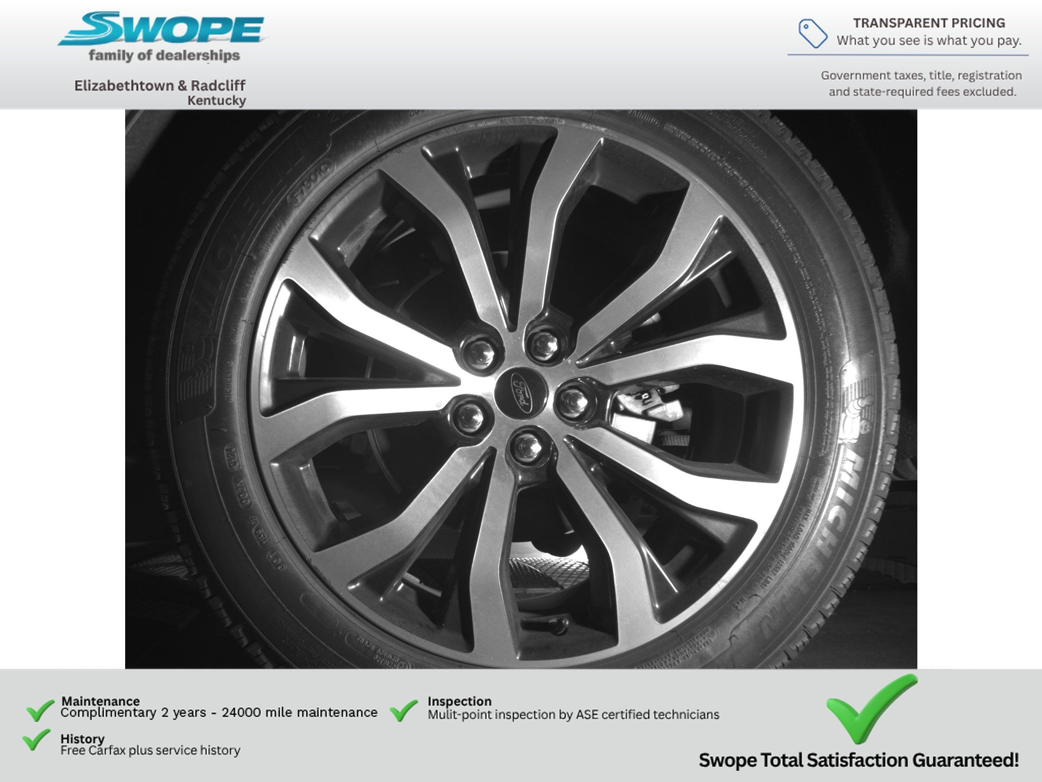 Used 2020 Agate Black Metallic Ford ST image 21