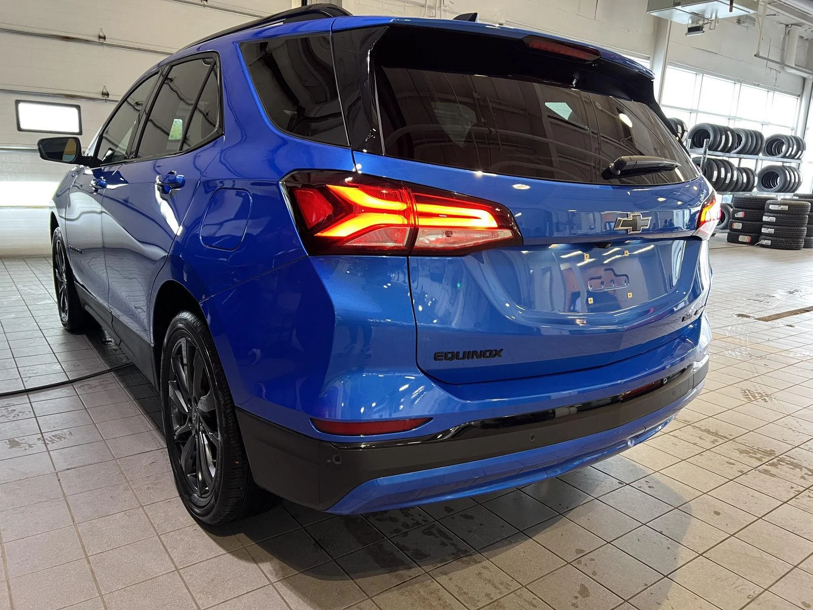 Used 2024 Riptide Blue Metallic Chevrolet RS image 6