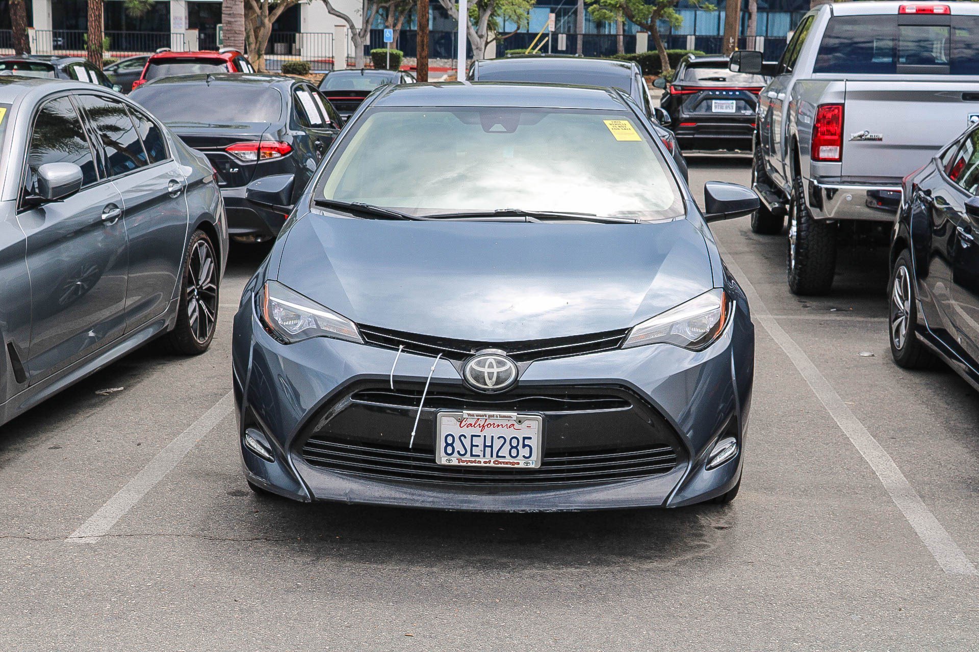 Certified Used 2017 Slate Metallic Toyota LE image 2