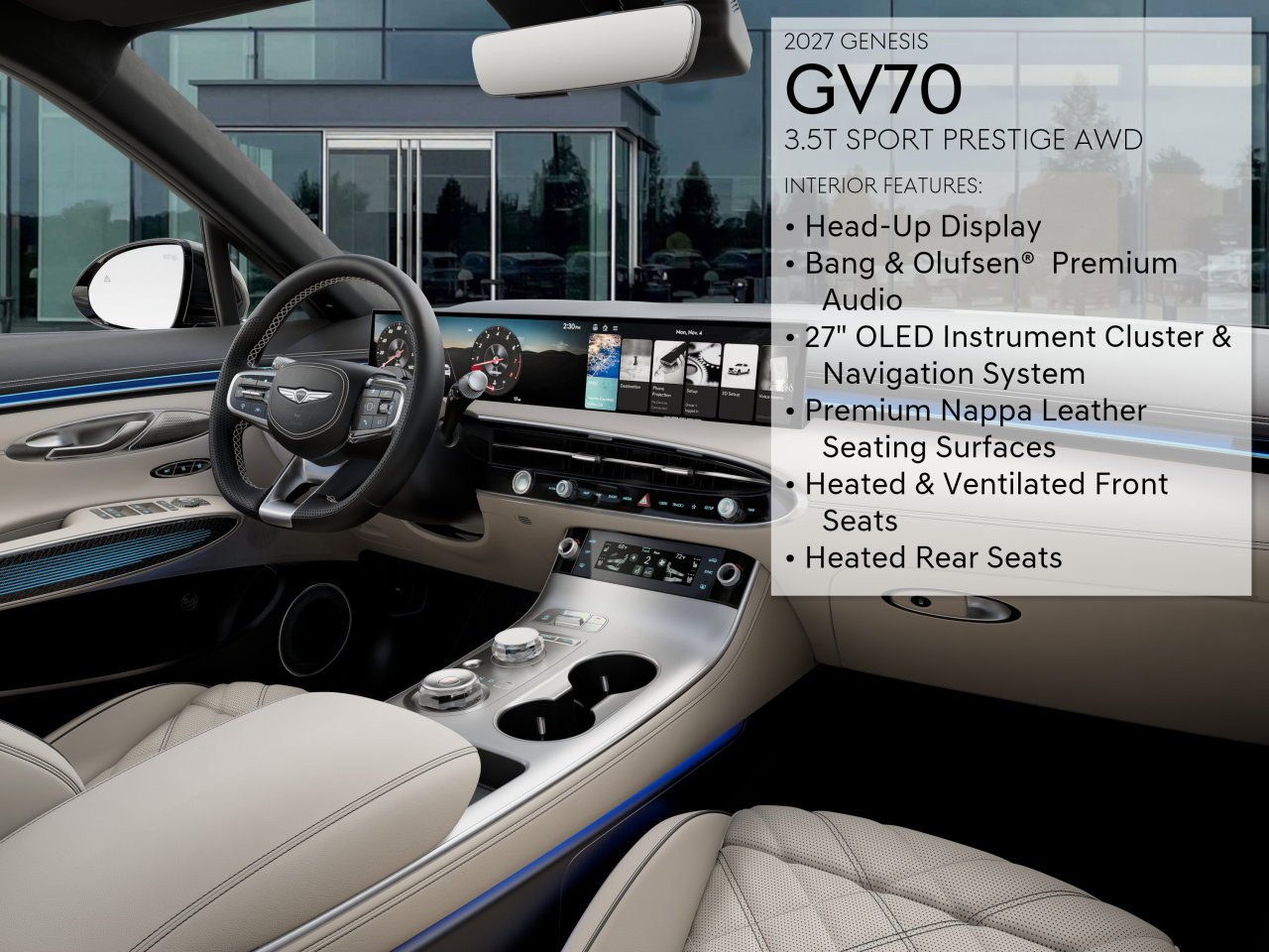 New 2027 Black Genesis 3.5T Sport Prestige image 17