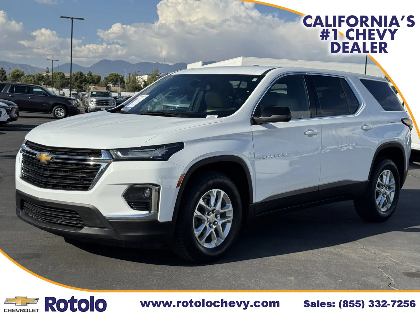 Used 2022 Summit White Chevrolet LS image 3