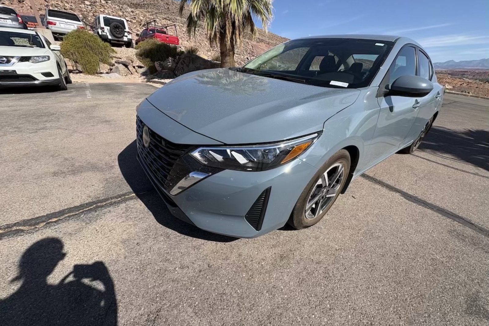 Used 2025 Atlantic Gray Metallic Nissan SV image 1