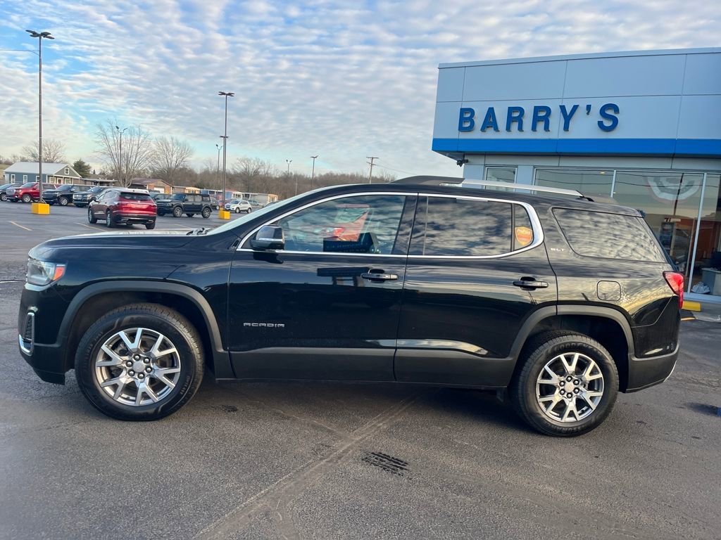 Used 2021 GMC Acadia SLT with VIN 1GKKNULS0MZ165101 for sale in West Union, OH