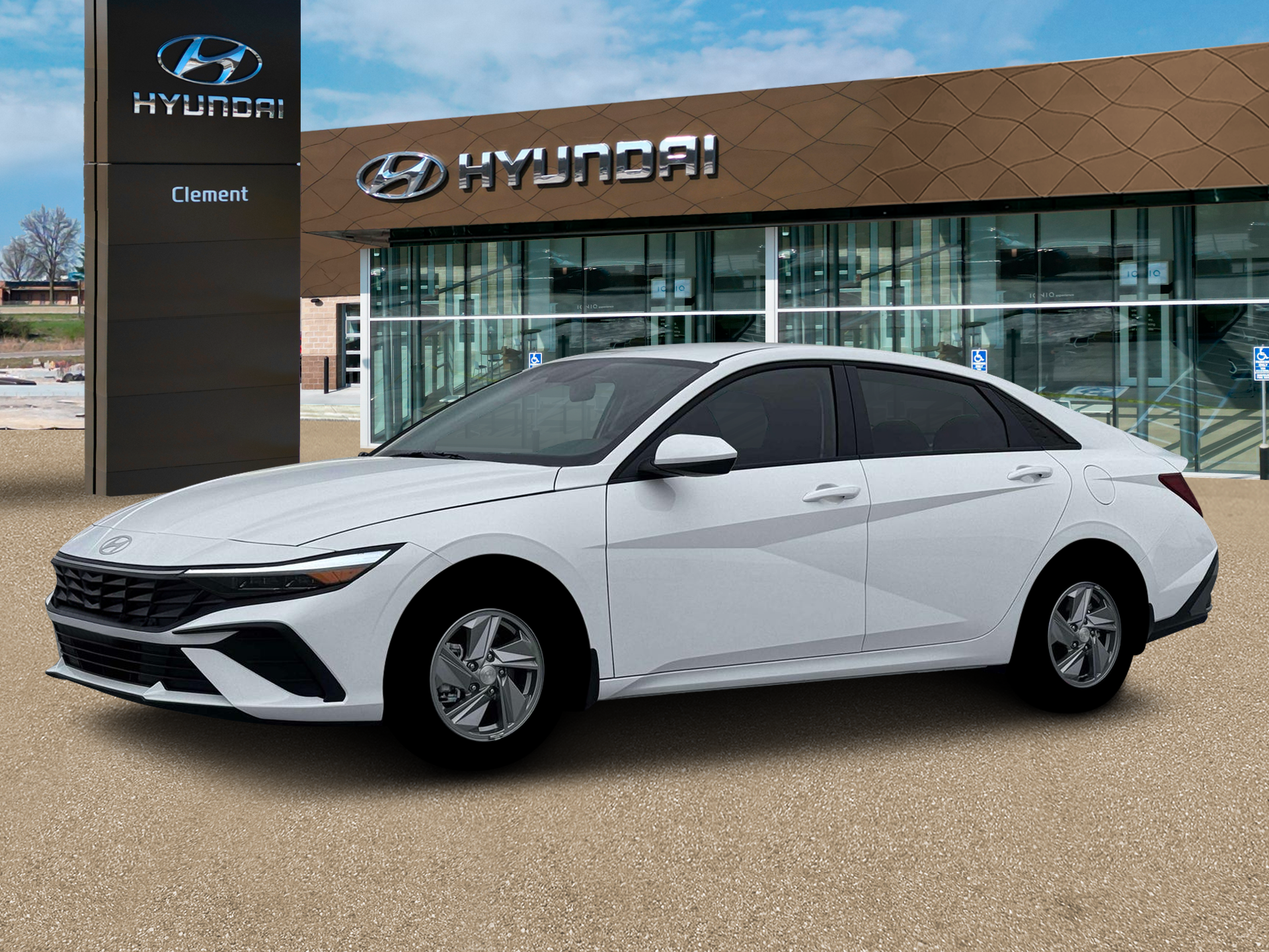 New 2026 White Hyundai SE image 2