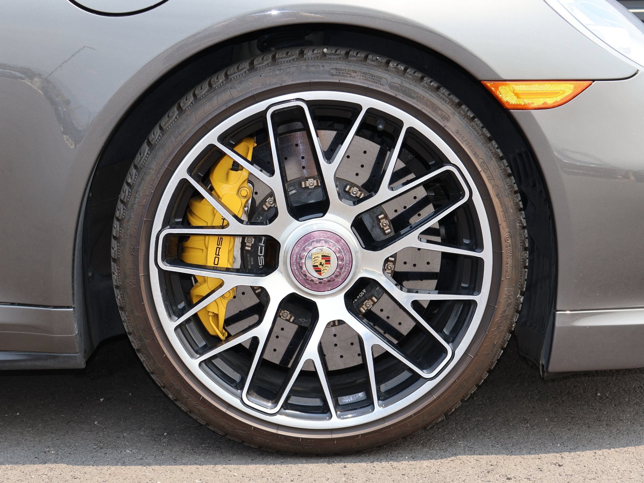 Used 2014 Agate Gray Metallic Porsche Turbo S image 13