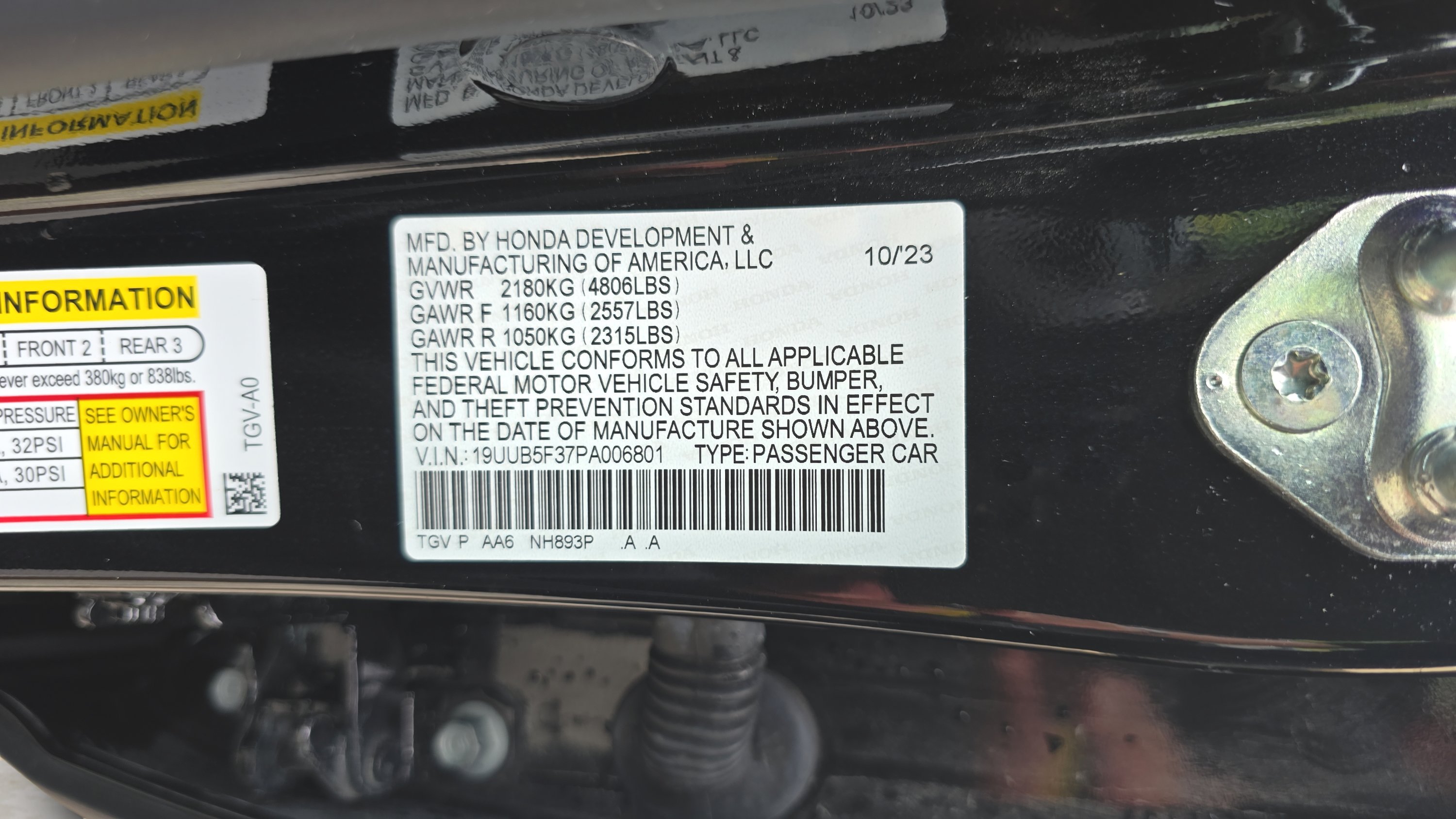 Certified Used 2023 Majestic Black Pearl Acura  image 63