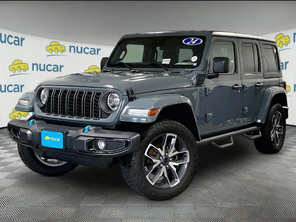 Used 2024 Gray Jeep Sport S 4xe image 3