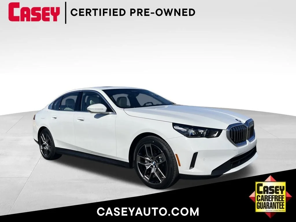 Certified Used 2026 White BMW 530i xDrive image 1