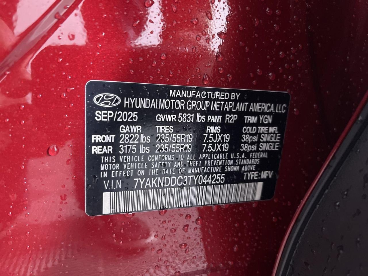 New 2026 Ultimate Red Hyundai SEL image 10