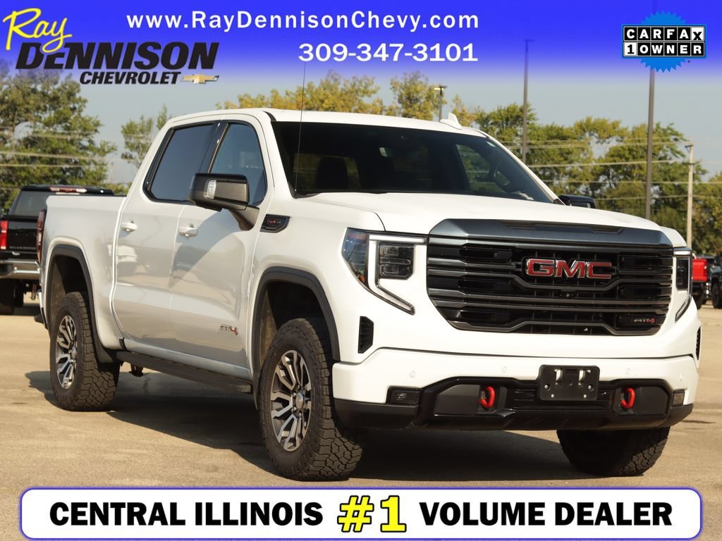 Used 2023 SUMMIT WHITE GMC AT4 image 1